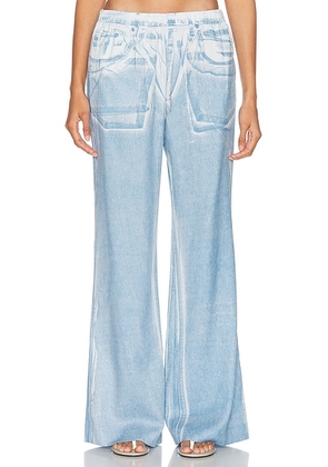Acne Studios Pyxa Fluid Twill Trouser in Light Blue - Blue. Size 34 (also in 36, 38, 40, 42).