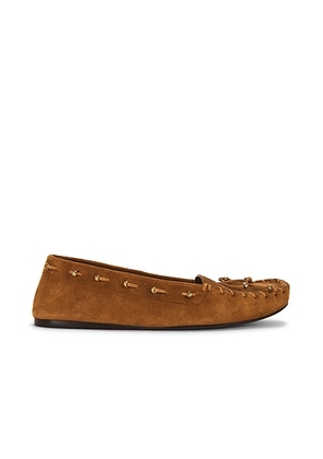 KHAITE Milly Flat in Caramel - Brown. Size 40 (also in ).