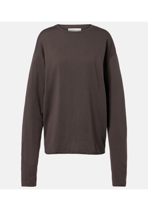 Extreme Cashmere NÂ°347 Aries cotton and cashmere sweater