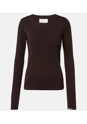 Extreme Cashmere NÂ°392 Eel cotton and cashmere top