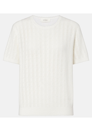 Lisa Yang Suyin pointelle cotton and cashmere sweater
