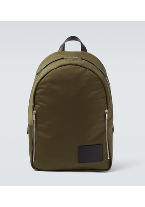 Jil Sander Leather-trimmed backpack