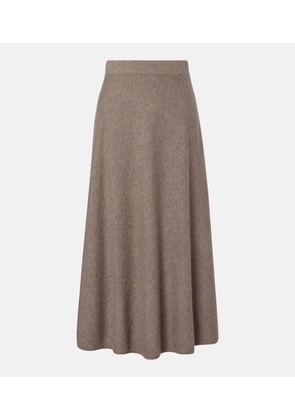 Lisa Yang Torie cashmere midi skirt