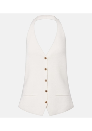 Lisa Yang Immy halterneck cashmere sweater vest