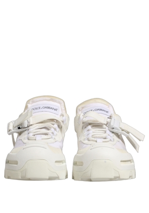 Dolce & Gabbana White Airmaster Panelled Low Top Men Sneakers Shoes - EU44/US11