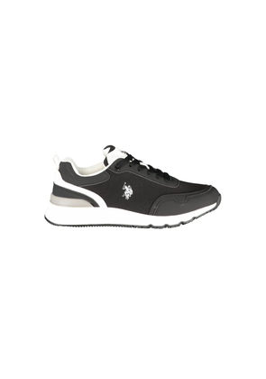 U.S. POLO ASSN. Black Polyester Men's Sneaker - EU40/US7