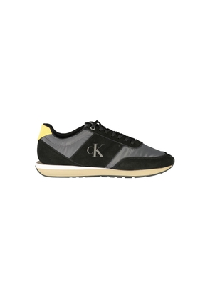 Calvin Klein Black Polyester Men's Sneaker - EU40/US7