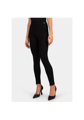 Guess Black Viscose Casual Pants - L