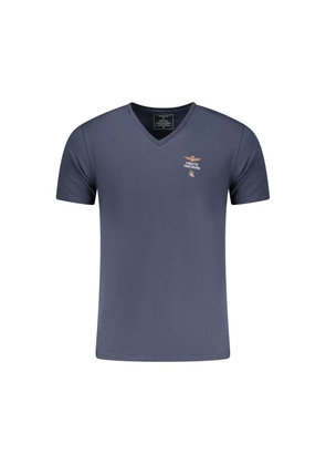 Aeronautica Militare Blu Cotton Men's T-Shirt - M