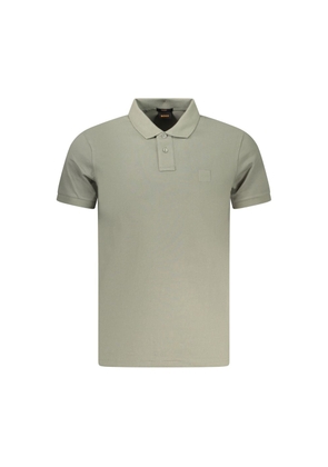 Hugo Boss Verde Cotton Men Polo - M