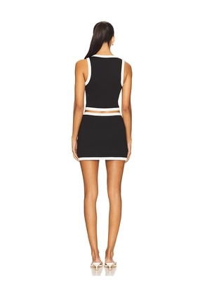 ALL THE WAYS Maggie Skirt Set in Black. Size S. Also in XS.