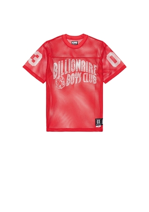 Billionaire Boys Club Varsity Football Jersey in Red. Size S. Also in M, L, XL/1X.