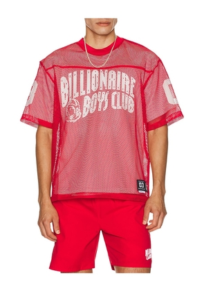 Billionaire Boys Club Varsity Football Jersey in Red. Size S. Also in M, L, XL/1X.