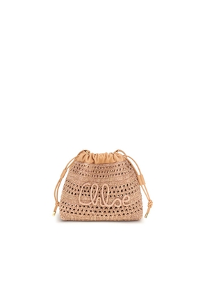 Chloé Beige Raffia Shoulder Bag
