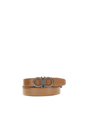 Ferragamo Beige Calf Leather Bos Taurus Regular Belt - 100 cm / 40 Inches