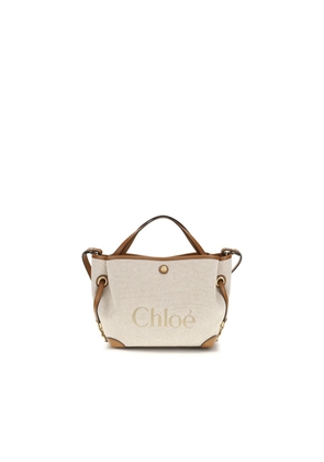 Chloé Beige Fabric Handbag