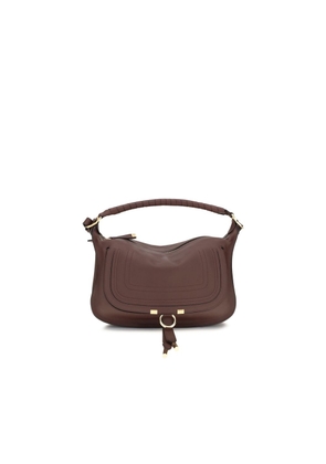 Chloé Bordeaux Calf Leather Bos Taurus Shoulder Bag