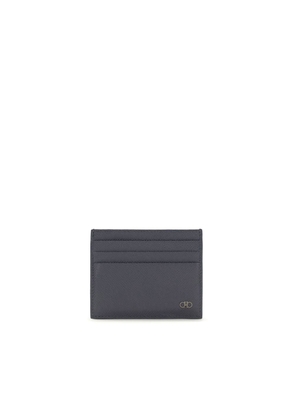 Ferragamo Blue Calf Leather Bos Taurus Wallet