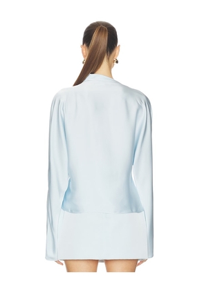Camila Coelho Ondina Top in Baby Blue. Size XS. Also in XXS, S, M, L, XL.