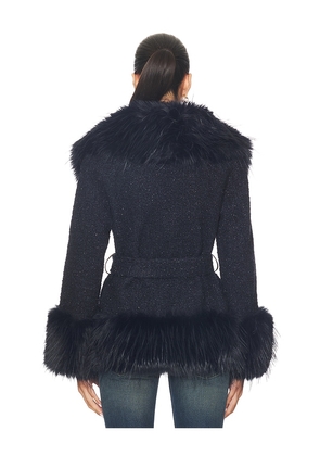 Adrienne Landau Mountain Jacket in Navy. Size S. Also in M.