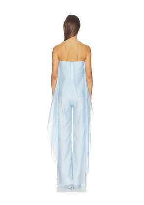 Amanda Uprichard Jenny Jumpsuit in Baby Blue. Size XS. Also in M, L.