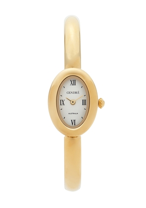 Cendre Kate Watch in Metallic Gold.