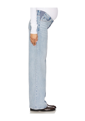 HATCH The Maternity Wide Leg Jeans in Blue. Size 24. Also in 29.