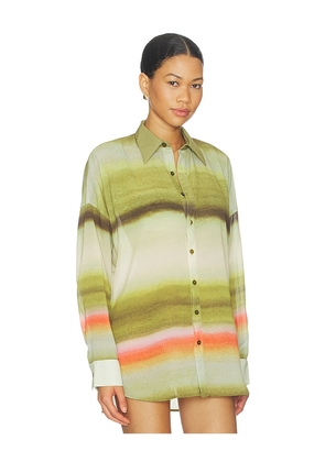 Baobab Lulu Top in Green. Size XS. Also in S, M, L, XL.