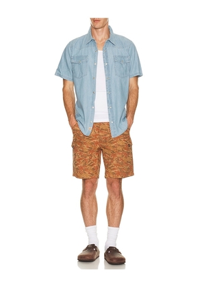 Iron & Resin Camo Milistate Short in Multi. Size 30. Also in 31, 32, 33, 34, 36.