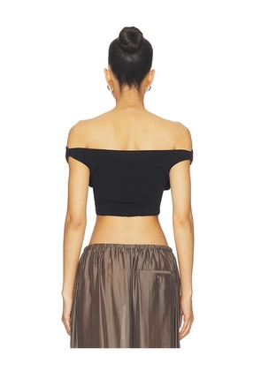 Indah Maha Solid Cowl Neck Vest Top in Black. Size S. Also in XS, M, L.