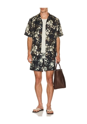 SIMKHAI Malachi Swim Shorts in Black. Size S. Also in L, M.