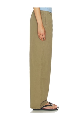 GRLFRND Kacey Pull On Wide Leg in Green. Size S. Also in L, M, XL, XS, XXS.