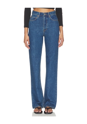 GRLFRND Graham High Rise Straight in Blue. Size 25. Also in 23, 24, 26, 27, 28, 29, 30, 31, 32.