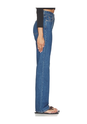 GRLFRND Graham High Rise Straight in Blue. Size 25. Also in 23, 24, 26, 27, 28, 29, 30, 31.