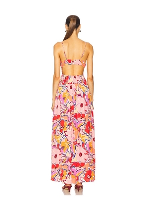 LSPACE x Aloha Tala Dress in Coral. Size M. Also in S, XS.