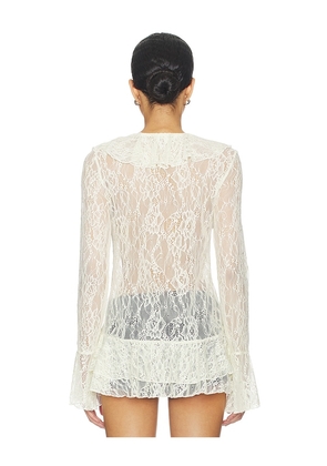 MORE TO COME Alisia Top in Cream. Size M. Also in S, XS.