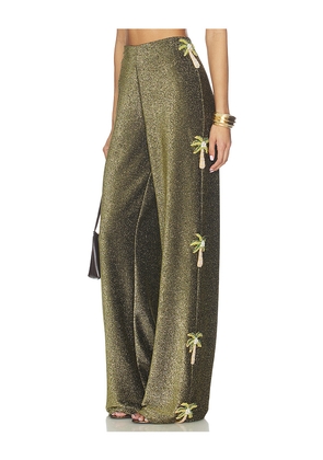 Mariandree Gaitan Adriana Pant in Green. Size XS. Also in S, M.