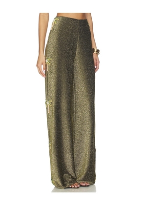 Mariandree Gaitan Adriana Pant in Green. Size XS. Also in S.