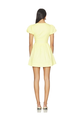 MORE TO COME Ilianna Mini Dress in Yellow. Size XXS. Also in XS, S, M, L.