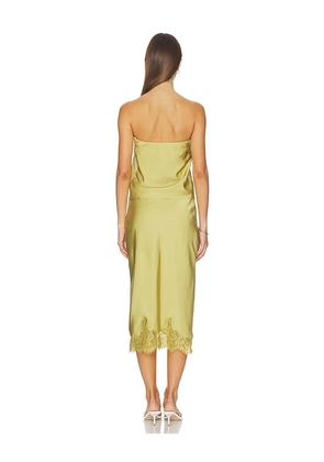 MORE TO COME Bexley Midi Skirt Set in Green. Size XXS. Also in XS, S, M.