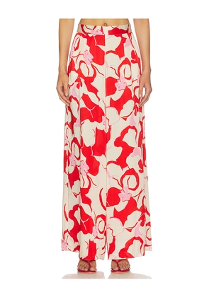 MISA Los Angeles Selena Pant in Red. Size XXS. Also in XS, S, M, L, XL.