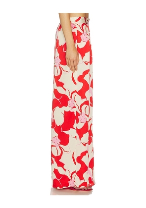 MISA Los Angeles Selena Pant in Red. Size XXS. Also in XS, S, M, L, XL.