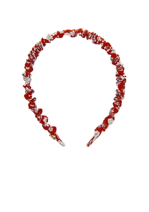 Lele Sadoughi Jessie Americana Liberty Headband in Red.