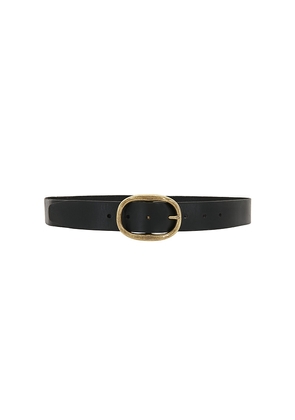 Madewell Oval Buckle Belt in Black. Size XS. Also in S, M, L, XL.