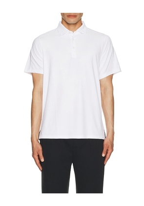 Rhone Regatta Pique Polo in White. Size S. Also in M, L, XL/1X.