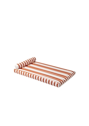 Sunnylife Luxe Lilo in Burnt Orange.