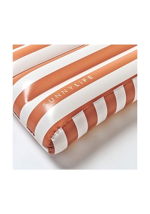 Sunnylife Luxe Lilo in Burnt Orange.