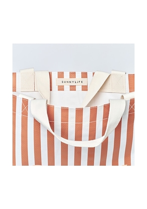 Sunnylife Carryall Beach Bag in Burnt Orange.