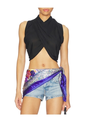 petit moments Bibi Scarf in Navy,Lavender.