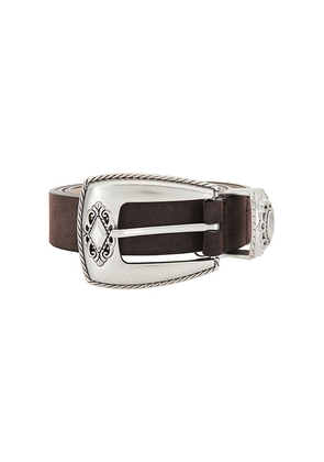 petit moments Spur Belt in Brown. Size XS/S. Also in M/L.